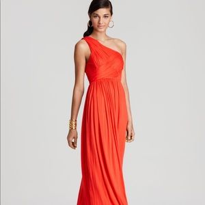 Tibi Red Jersey Knit Maxi Dress Size 4